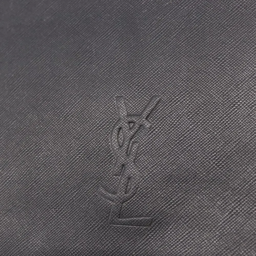 Saint Laurent Leather Clutch Black